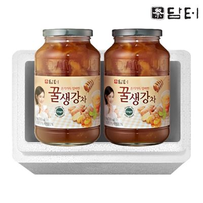 담터 꿀 생강차 1kg 2개 (스티로폼 포장)
