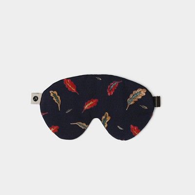 Vernon sleep mask 003 two-tone leaf navy blue
