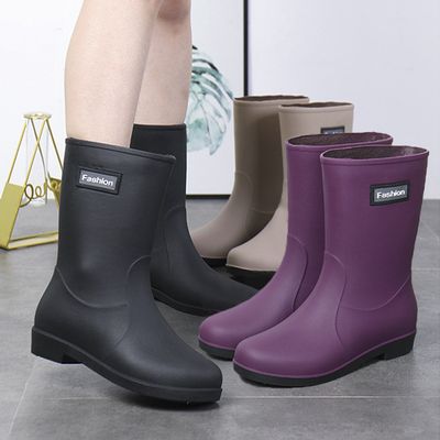 여성 여름 이루이 어반 몬순 레인부츠