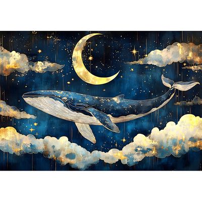 달과 별과 고래 직소 퍼즐 황금 1000피스