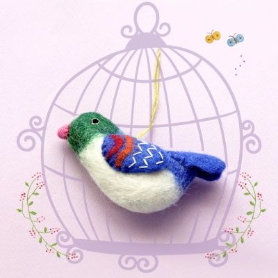 통통 블루 펠트버드_1p