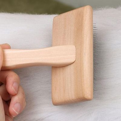 윤기있는 건강하고 털 관리 마사지 반려동물 빗 강아지미용(WFPDOPB)