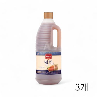 WL 하선정 멸치액젓 실속형 3Kg X 3개 김장 천연조미료 대용량 업소용 겉절이 멸치액 말통(WFLQPFG)