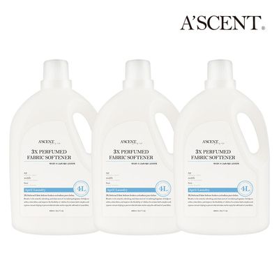 에이센트 고농축 향기좋은 퍼퓸 섬유유연제 4L 3개