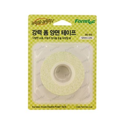 폼텍 강력폼 양면테이프 BS 510 12X2M