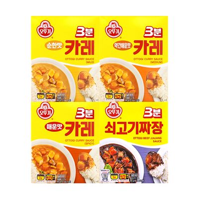 오뚜기 3분 즉석요리 200g / 카레 짜장 (택1)