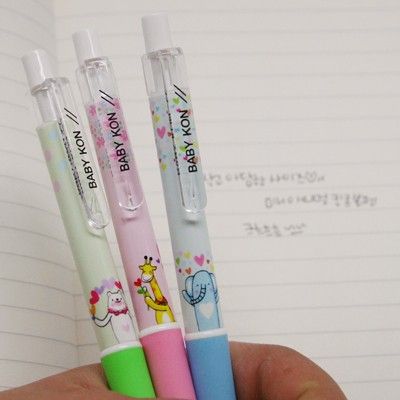 애니멀 베이비콘 볼펜