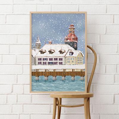 루체른에 눈이 온다면, 황예나 작가 그림