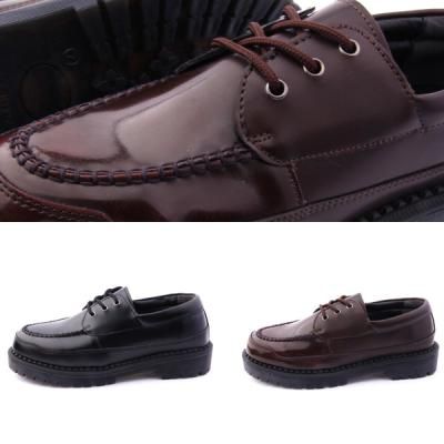 [애슬릿]둥근코 남자 더비 클리퍼 캐주얼 로퍼 2.5cm