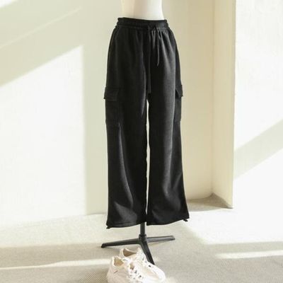 [애슬릿]겨울 양모 골덴 코듀로이 주머니 기모 팬츠