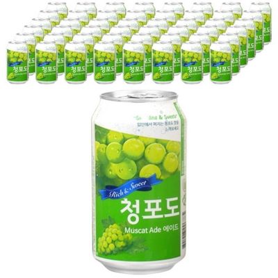 일화 청포도 에이드 350ml 24캔x2 무료배송