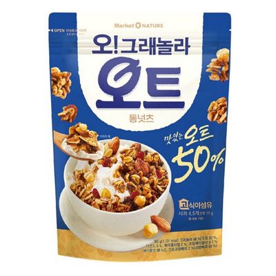 오리온 오 그래놀라 오트 통넛츠 360g 탕비실