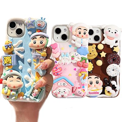 갤럭시 S24 S23 S22 S21 곰돌이 강아지 레진 케이스