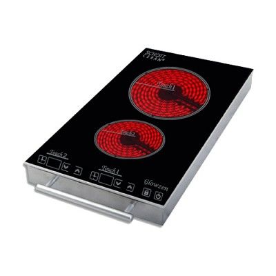 글로젠 2구 복합형 터치식 전기렌지 GN-902TCP