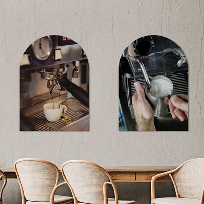 am576-아치그림액자_커피만들기