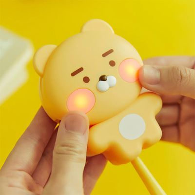 카카오프렌즈 볼 발그레 칫솔살균기 리틀라이언