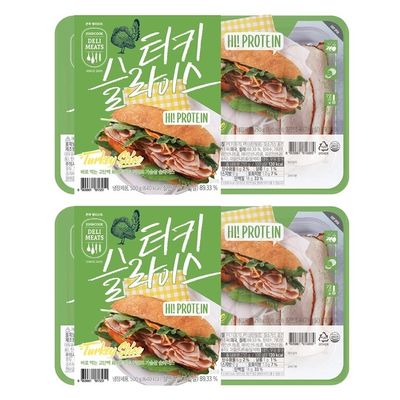 존쿡델리미트 터키브레스트 슬라이스 250gx4 칠면조