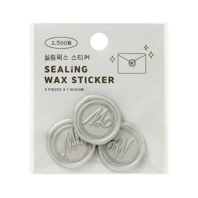 아트박스 씰링왁스 스티커 더블유