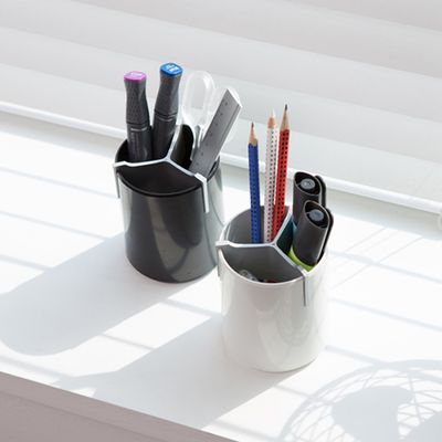 모던디자인 세분할 광택 슬림 연필꽂이