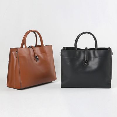 피체 883 천연 소가죽 여성 토트백(WA42A8C)