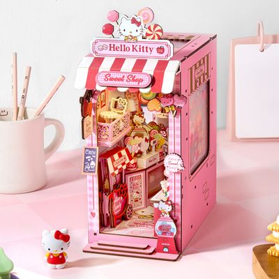 핸즈크라프트 헬로키티DIY미니어처 키티의 디저트카페