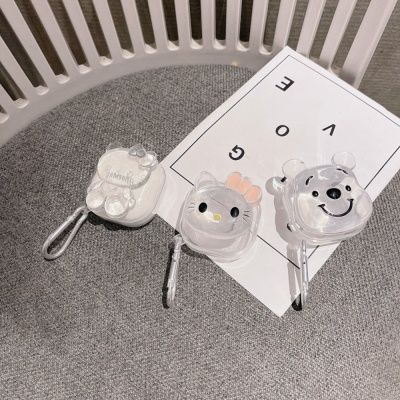 삼성 갤럭시 버즈2/프로/라이브 곰돌이 투명 케이스