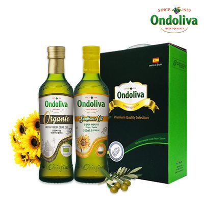 유기농 올리브유 500ml 1P, 해바라기유 500ml 1P
