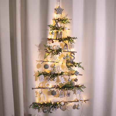 크리스마스 벽트리 나무 LED 플라시보 우드 120cm