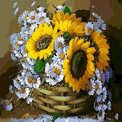 [DIY 명화] Q2947해바라기와야생화 size40*50cm