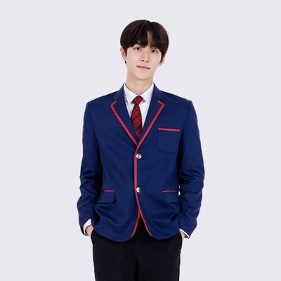 교복몰 네이비 레드라인 남자 자켓 교복 학생복