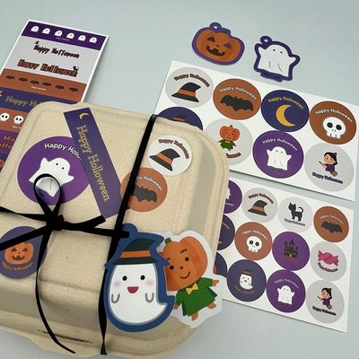 할로윈 스티커 4종 188개 선물 포장 할로윈데이 유령