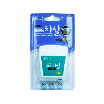 민트향 일반굵기 치간 세정용 라운드 치실(WFLQ2XB)
