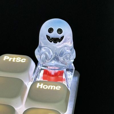 키캡-유령(투명) 기계식 키보드 꾸미기 커스텀 포인트