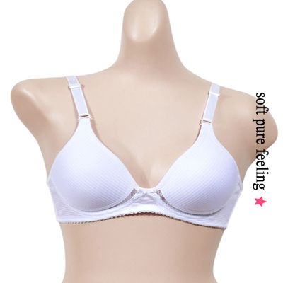 노와이어 스트라이프패턴 3단계 A컵 주니어 브라(WFJ69LB)