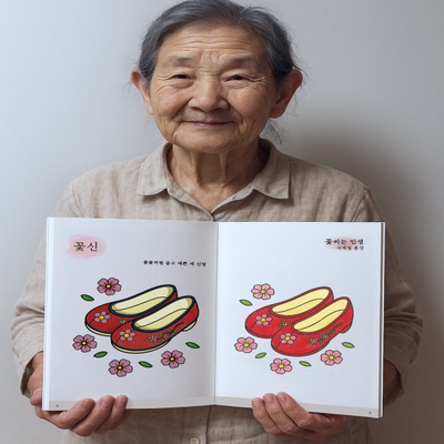컬러링북 어르신 색칠공부 노인 시니어 색칠 도안