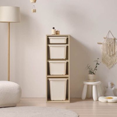 아도라퍼니처 속깊은 틈새 바구니 수납장 370