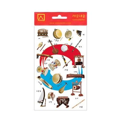 세모네모 스티커이야기 국악기이야기 SS 126