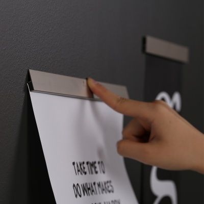 실버 마그넷 푸쉬 바 냉장고 자석