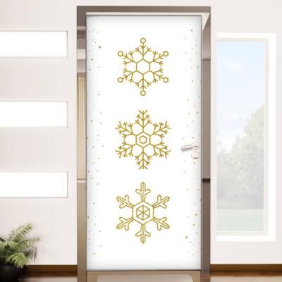 pb639-눈꽃결정_현관문시트지