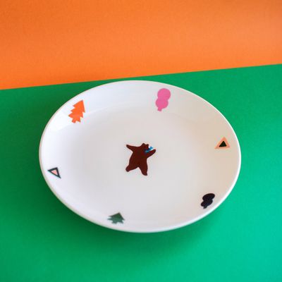 [애니멀프렌즈] 그리즐리 베어 플레이트 1p