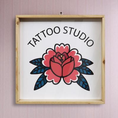 ig569-우드프레임액자_타투스튜디오01