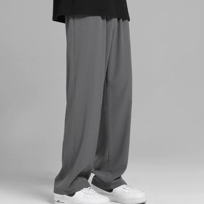 여성 데일리 네이브 심플라인 쿨 무지 일자 팬츠