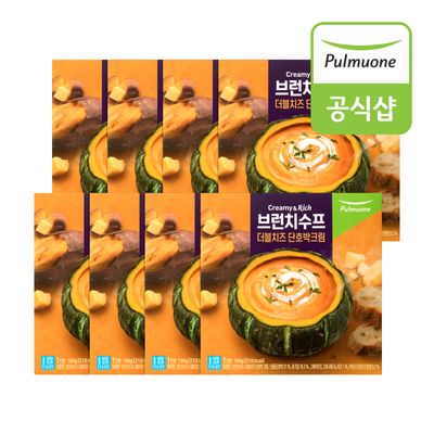 풀무원 브런치수프 더블치즈 단호박 크림(180g) x 8봉