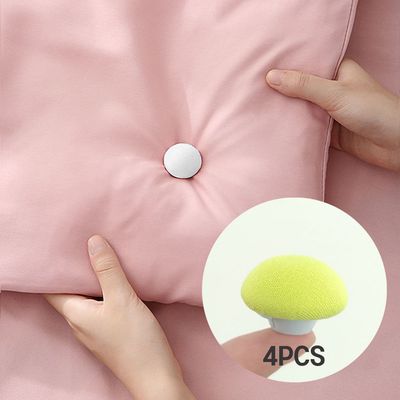 침대시트 고정핀 이불클립 이불고정 옐로우 4개 K127