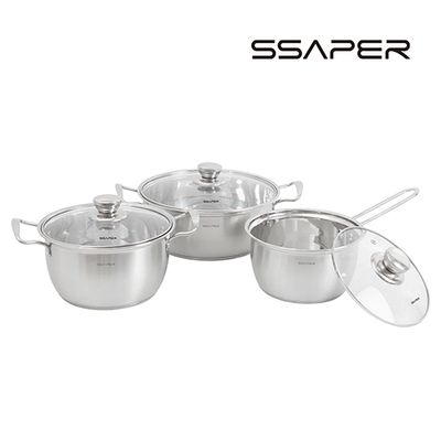 셰퍼 루미나스 IH 스텐 냄비 3종세트