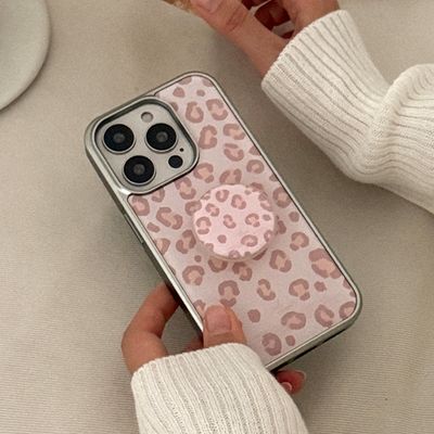warm leopard 디자인 [실버 에폭시 범퍼케이스]
