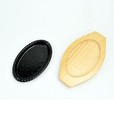 법랑 점타원 철판+목판받침 세트-2호(WBF1450)