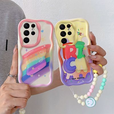 갤럭시 a34 a33 a32 귀여운 캐릭터 거치대 물결케이스