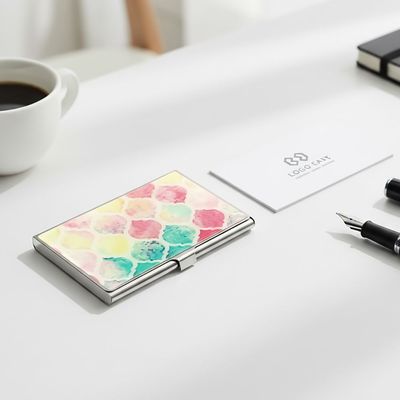 캔비아 슬림 명함케이스 메탈 카드보관 명함지갑 C-1(WFLP6OP)