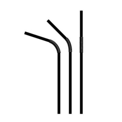 카페테리아 블랙 자바라 스트로우 500개1세트